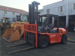 High Two Stage Mast Used Forklift 8 Ton FOR SALE