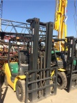 KOMATSU 3 Ton Used Forklift With High Two Mast